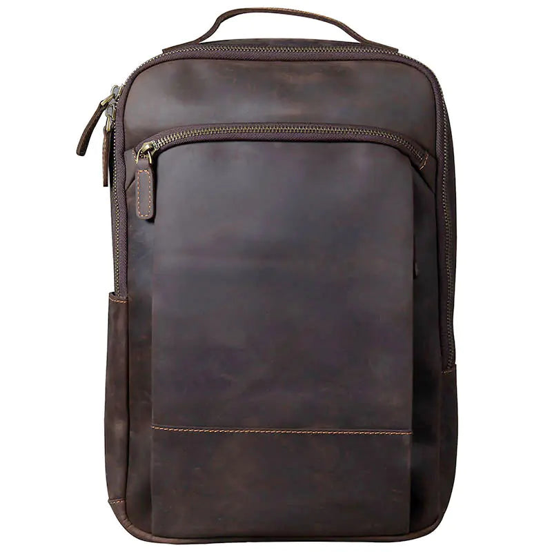 Vintage Crazy Horse Leather Backpack