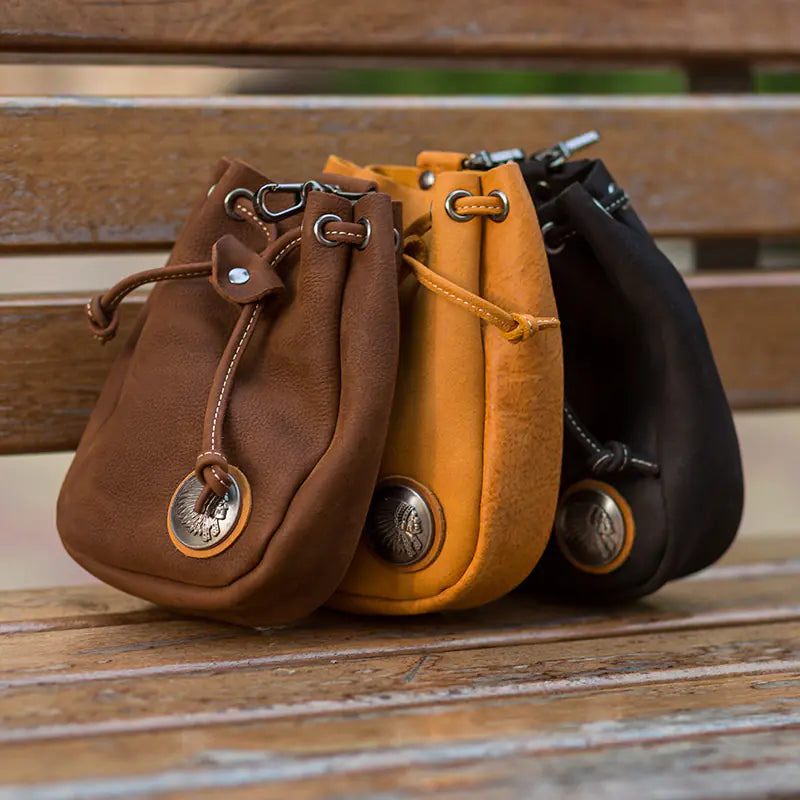 Men's Handmade Vintage Cowhide Waistpack