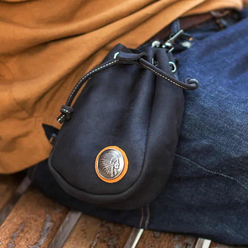 Men's Handmade Vintage Cowhide Waistpack