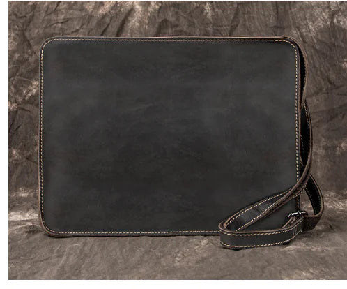 Vintage Leather Crossbody Shoulder Bag