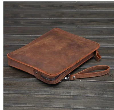 Vintage Leather Crossbody Shoulder Bag